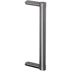Stangengriff Edelstahl matt gebürstet 600/574/30mm schräge Stützen NA M8 Serie RS Nr. 802282