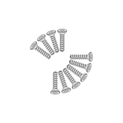 Winkhaus Schrauben-Set 3x14mm TX10 verzinkt (MG:E2) 5040147 (10 Stück im Karton)