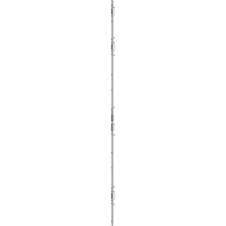 Winkhaus Schließleiste U2413-69 B AVU FAB UMV3 Links, Mattchrom (MG:B5) 5013687