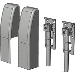 Winkhaus SET Abdeckkappen PPSK.ALU 160/220.AGR25 matt anthrazitgrau (MG:S1) 5103564