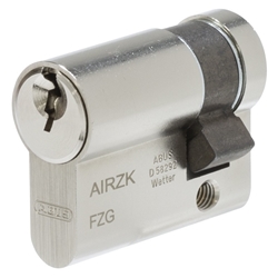 Abus Profilhalbzylinder CeniT N 10/50 mm inkl. 3 Schlüssel vernickelt, 5-Stiftig DIN EN 1303 und DIN 18252