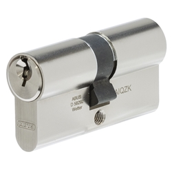 Abus Profilzylinder CeniT N NG 40/40 mm inkl. 3 Schlüssel vernickelt, 5-Stiftig DIN EN 1303 und DIN 18252