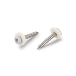 Fensterbankschraube 3,9x22mm PZ-A2, Kopf RAL 9003, mit Polyamidscheibe weiß Nr. 90662139 22