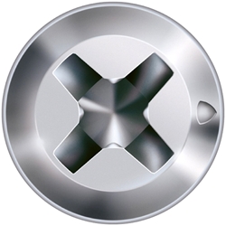 SPAX Fensterbauschraube 4.0x33mm FEX-CUT Titan Silber, Senkkopf, mit Bremsrippen Cut-Spitze, optimierte Oberfläche Nr. 0521470400332