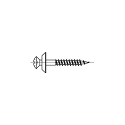 Spenglerschraube 4.5x45 V2A 2-teilig mit Dichtung 15mm Scheibe Nr. 906722045 45
