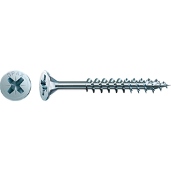 SPAX-S Spanplattenschraube PZ 5.0x100mm WIROX, Flachkopf, 4Cut HP Teilgewinde Nr. 1081010501005