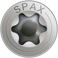 SPAX-T Spanplattenschraube 4.5x45mm Edelstahl A2, I-Stern, (T-STAR plus) 4CUT, Senkkopf, Teilgewinde Nr. 0197000450453