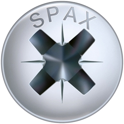 SPAX-S Spanplattenschraube PZ 5.0x35mm WIROX, Rundkopf, 4CUT HP Vollgewinde Pan Head Nr. 0231010500355