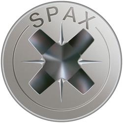 SPAX-S Spanplattenschraube PZ 6.0x100mm Edelstahl A2 Flachkopf, 4CUT KP Teilgewinde Nr. 1087000601003