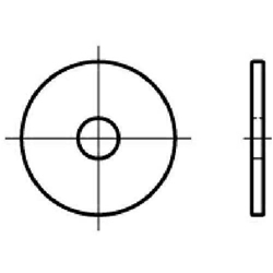 Kotflügelscheiben 6,4x20 verzinkt HP