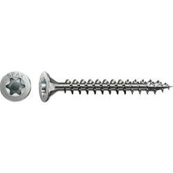 SPAX-S Spanplattenschraube TX (T-STAR plus) 3.0x40mm Edelstahl A2 Flachkopf, S-Spitze KP Vollgewinde Nr. 1197000300403