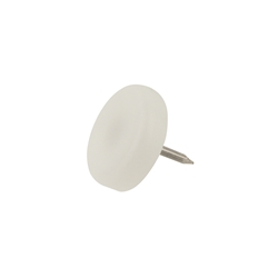 Dransfeld Möbelgleiter 64/18 HD-PE weiß Ø 18mm Höhe 3mm Stiftlänge 15mm