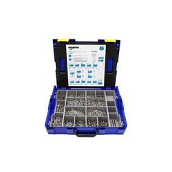 Gesipa Blindnietsortiment Pro in L-Boxx, 1578-teilig inkl. 15 Abmessungen Blindniete PolyGrip (Alu/Stahl, Alu/Edelstahl, Stahl/Stahl, Edelstahl/Edelstahl) Nr. 1853378