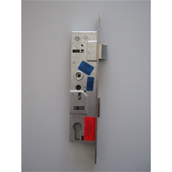 Schüco Panik-RR-Schloß Funktion B F27/35/92/9 Rechts Stulp 27x270x3mm kantig, Edelstahl Nr. 241912