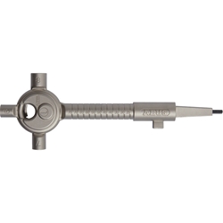 Abus Tür-Bautenschlüssel, universal, Metall konisch, VK-Dorn 7-10mm Nr. 30858
