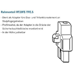 Winkhaus Rahmenteil SL RT DFE-TFE S Stulp (MG:A4) 4933544