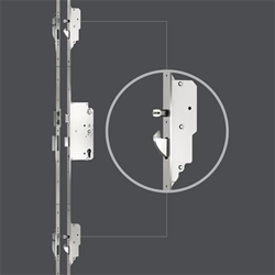 KFV Türgetriebe AS 3600 SATAT0X B298 F20/55/92/8 hell verzinkt mit abgesetzter Falle Nr. 3507695