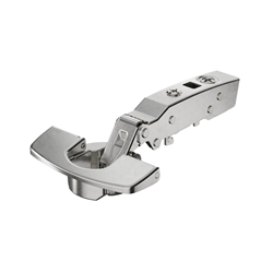 Hettich Sensys 110°-Scharnier mit integrierter Dämpfung (Sensys 8645i), vernickelt, vorliegend, Öffnungswinkel 110°, Bohrbild TB 45x9,5mm, Schnellmontage Fix (ø 8x6) 9073626