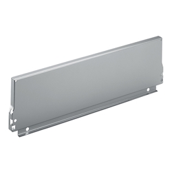 Hettich Schubkasten-Rückwand, Korpusbreite 500mm InnoTech 9004070, silber pulverbeschichtet für Standardkorpusbreiten