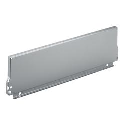 Hettich Schubkasten-Rückwand, Korpusbreite 600mm InnoTech 9004072, silber pulverbeschichtet für Standardkorpusbreiten
