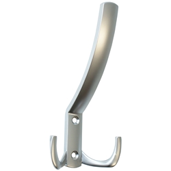 Huthaken Zamak Edelstahl finish 142x76mm, Tiefe 59mm Nr. 75641019