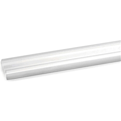 Rehau Sockelprofil mit Dichtlippe transparent für 19mm Sockelprofil auf Sockelmaterial, 5000mm lang Nr. 16219741005