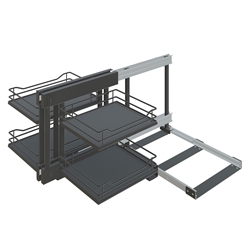 Vauth-Sagel Cor Flex, Korbset, Premea lavagrau, K900, 4 Körbe pro Set, Zuladung 8 kg je Korb, Zuladung System max. 32 kg Nr. 90009638