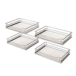 Vauth-Sagel Cor Fold, Korbset, Premea chrom, K800, 4 Körbe pro Set, Zuladung max. 8 kg je Frontkorb, hintere Körbe jeweils 9,5 kg Nr. 90006991