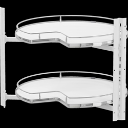 Vauth-Sagel Cor Wheel Pro, 3/4, Set mit 1 Boden, Premea weiß, chrom, 800x800mm, Seitentiefe min. 490 mm, Zuladung max. 27,5 kg je Boden, max. 12 kg je Boden Nr. 90004128