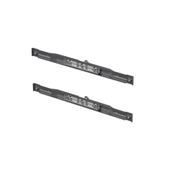 Vauth-Sagel Tal Larder, Frontbefestigung, lavagrau, für Korpusbreite 400mm (wird nur benötigt wenn Einzelkörbe ausgewählt werden) Nr. 90008485