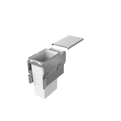 Vauth-Sagel Abfallsammler ENVI Space XX Pro K300 hellgrau, 1x32 + 1x1,2 Liter, Einbautiefe: min. 520mm, Einbauhöhe: min. 580mm Nr. 90007606