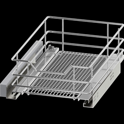 Vauth-Sagel Sub Basket K450 Saphir chrom, Innenauszug mit Führungen und Distanzleiste, Einbautiefe: min. 515mm, Einbauhöhe: 160mm Nr. 90004117