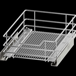 Vauth-Sagel Sub Basket K600 Saphir chrom, Innenauszug mit Führungen und Distanzleiste, Einbautiefe: min. 515mm, Einbauhöhe: 160mm Nr. 90003479