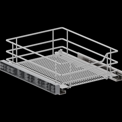 Vauth-Sagel Sub Basket K400 Saphir chrom, Frontauszug mit Führungen, Einbautiefe: min. 515mm, Einbauhöhe: 185mm Nr. 90004118