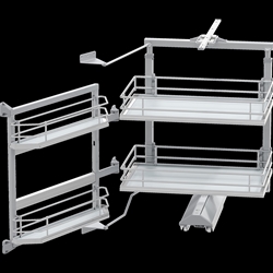 Vauth-Sagel Tal Gate K600 Korbset (4 Stück) inkl. Mitnehmer Premea lavagrau Nr. 90009627