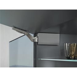 Blum AVENTOS HK top Hochklappe, Abdeckkappenset, links/rechts, hellgrau/inox-g. Nr. 22K8000