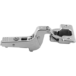 Blum CLIP top Profiltürscharnier 95°, Innenanschlag, mit Feder, Topf: Schrauben, vernickelt (VE:50) Nr. 71T9750 (auch als Winkelscharnier ±5°)