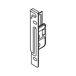 Blum METABOX Frontbefestigung, Höhe M/K/H, Schrauben, rechts, vernickelt (VE:250) Nr. ZSF.1700