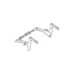 Blum AVENTOS HS Hochschwenkklappe, Hebelpaket (Set), KH=350-800 mm, links/rechts, für SERVO-DRIVE, vernickelt Nr. 21S3500.01