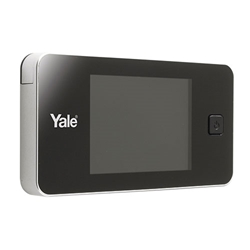 Yale Elektronischer Türspion YY45, Farbe silber, TS 38-110mm, inkl. 2 Batterien AAA Nr. YY45 01680
