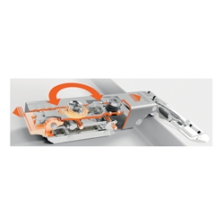 Blum CLIP top BLUMOTION Spezialscharnier 110°, Eckanschlag, mit Feder, Topf: Schrauben, vernickelt (VE:50) Nr. 73B3550