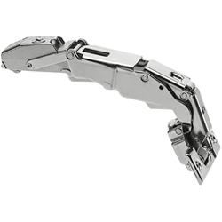 Blum CLIP top BLUMOTION Weitwinkelscharnier 155°, Eckanschlag, für 0-Einsprung, mit Feder, Topf: Schrauben, vernickelt (VE:125) Nr. 71B7550