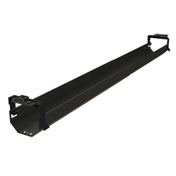 Kabelwanne RAL 9005 schwarz, teleskopier- und abklappbar, verstellbar von 955mm-1692mm Außenmaß Nr. SW.DIKE40E