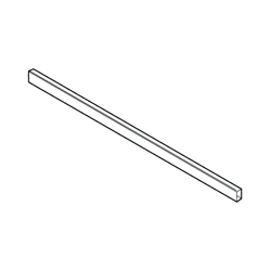 Blum LEGRABOX Querreling, bis KB=1200 mm, Länge=1080 mm, zum Ablängen, oriongrau matt (VE:20) Nr. ZR7.1080U