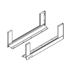 Blum LEGRABOX Zarge, Höhe C (177 mm), NL=500 mm, links/rechts, für LEGRABOX free, seidenweiss matt Nr. 780C5002S