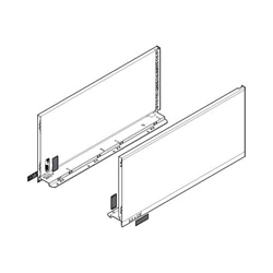 Blum LEGRABOX Zarge, Höhe F (241 mm), NL=650 mm, links/rechts, für LEGRABOX pure, inox-gebür.-lackiert Nr. 770F6502I