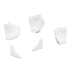 Rehau Rawalon fine-line Typ 116 magic (Edelstahl-Optik), Endkappen Links/Rechts Nr. 12682911040