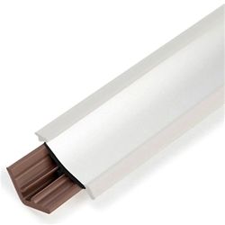 Rehau Fugenprofil Rauwalon slim-line plus, 2-teilig, a 4,2 Meter 683L Edelstahl-Optik, Abdeck- \u0026 Unterprofil zum Anschrauben, einseitig selbstklebend Nr. 16063451002