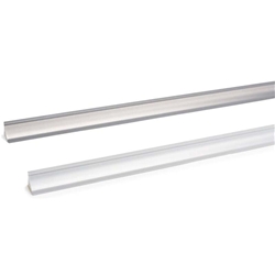 Rehau Fugenprofil magic, Rauwalon slim-line ca. 15x15mm Edelstahl- Optik, selbstklebend, auf Rolle a 50 lfm Nr. 16380081003