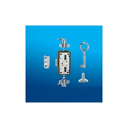 JuNie Drehstangenschloss 7051 (1-6) D: 15/20mm (Bart 8x6mm) weiß rechts/links Nr. 7051.15025